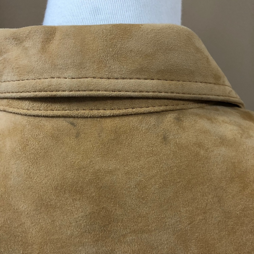 Eddie Bauer Suede Snap Shirt - Picture 7 of 8